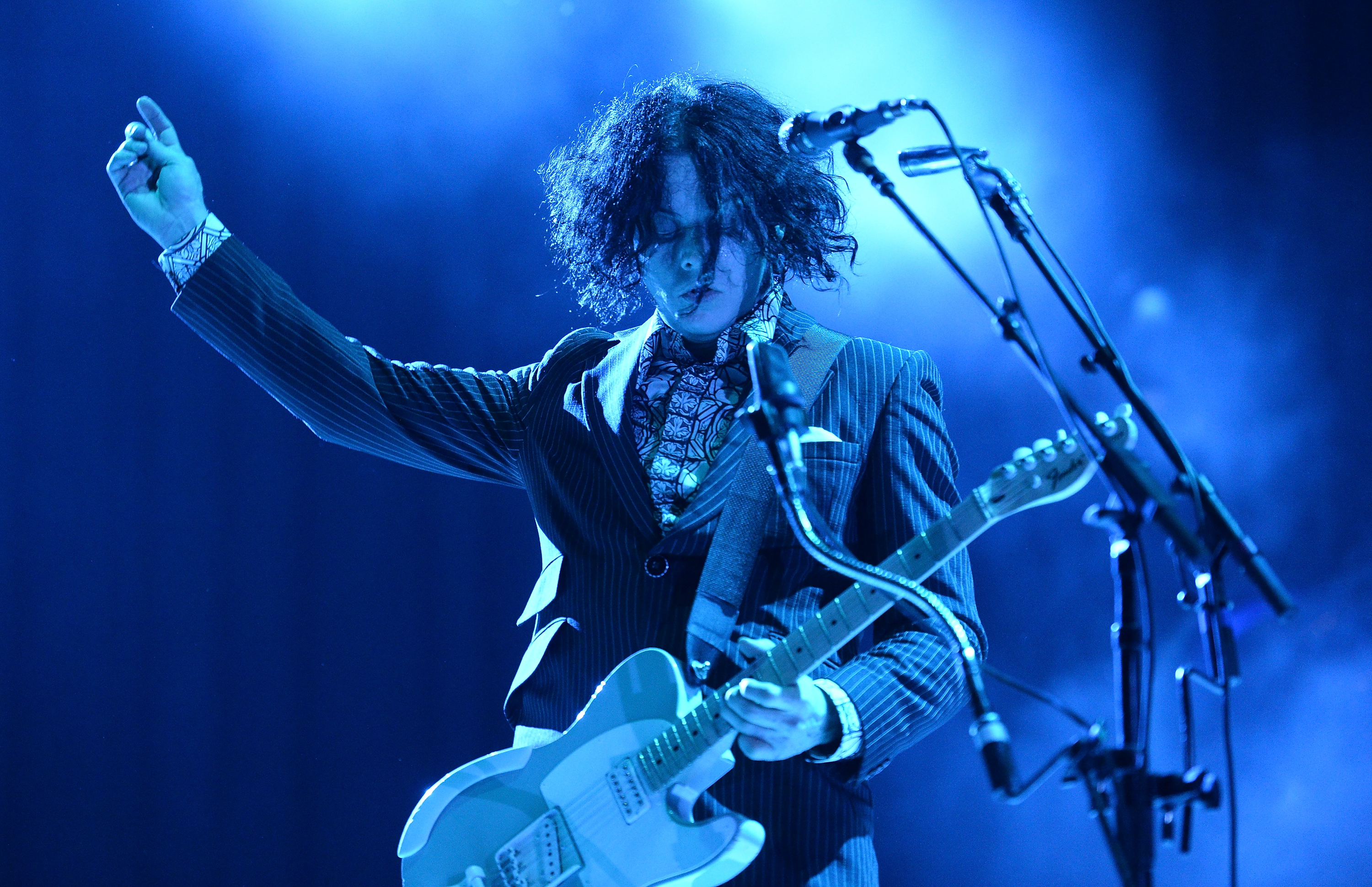 MANCHESTER, TN - JUNE 14: Singer Jack White performs during the 2014 Bonnaroo Music & Arts Festival on June 14, 2014 in Manchester, Tennessee. (Photo by Jason Merritt/Getty Images)